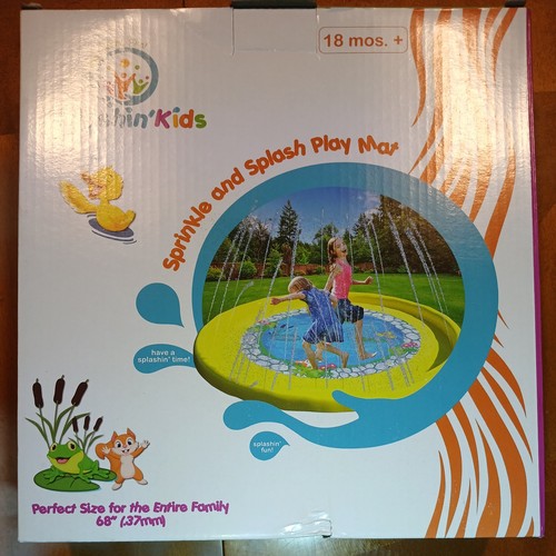Splashin'kids 68" Sprinkle and Splash Play Mat Pad Toy