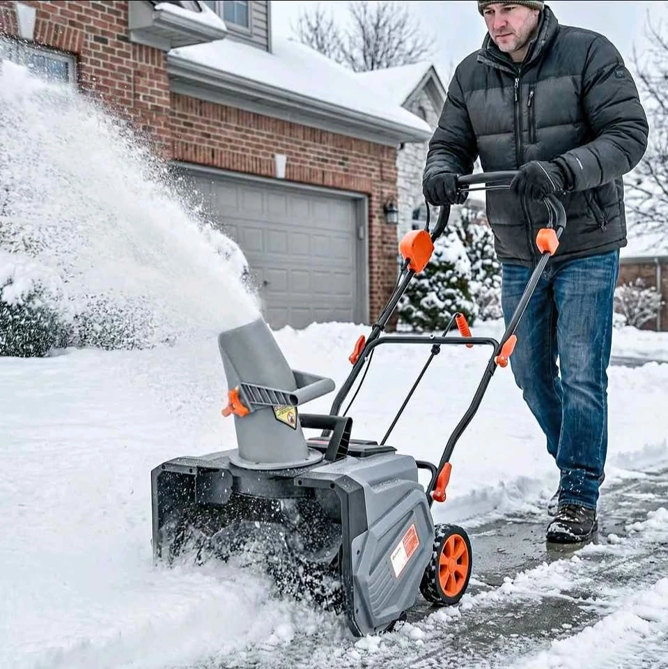 Brand New 40V 18" Cordless Snow Blower, 1400W Brushless Motor