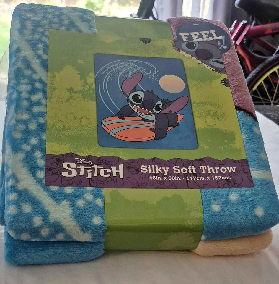 Disney Stitch Silky Soft Throw
