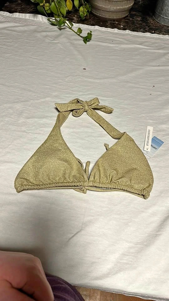 Refuge sparkly bikini top