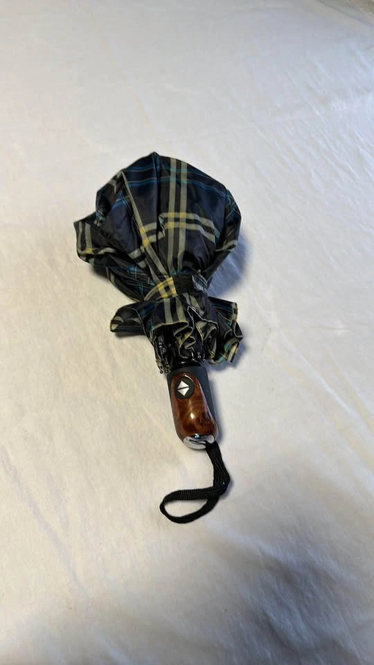 Plaid Print Umbrella - photo 2