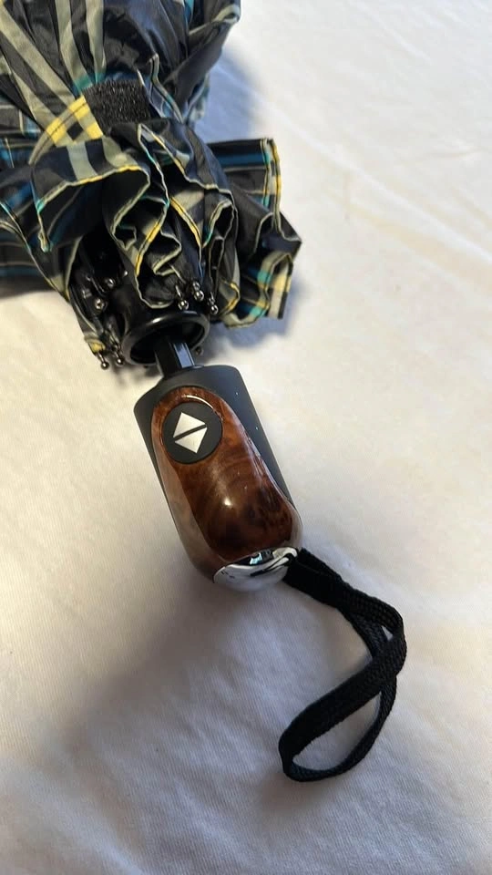 Plaid Print Umbrella - photo 3