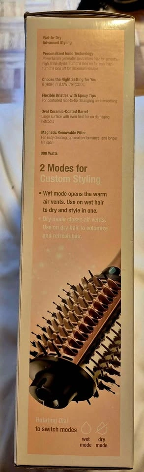 InfinitiPro by Conair 2-in-1 Wet-to-Dry Hot Air Styler - photo 3