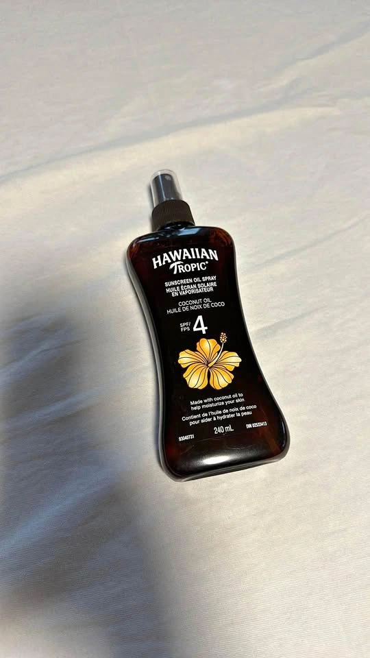 Sunscreen oil spray