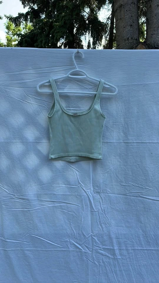 Dynamite Ribbed Cropped Tank Top - photo 4