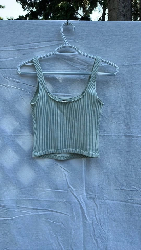Dynamite Ribbed Cropped Tank Top - photo 5