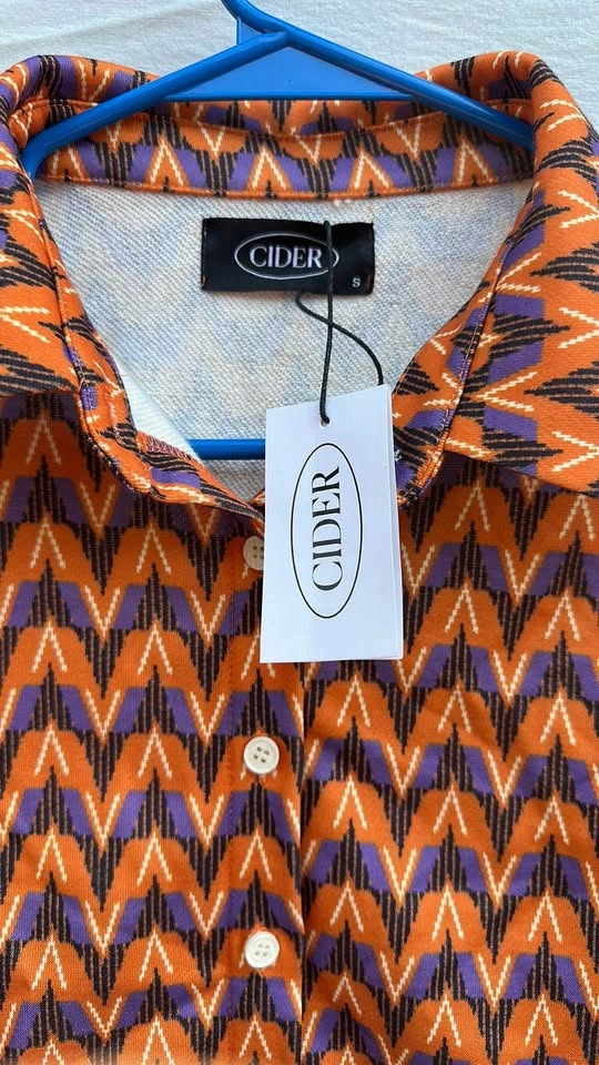 Cider Cropped Button Down Shirt - photo 2