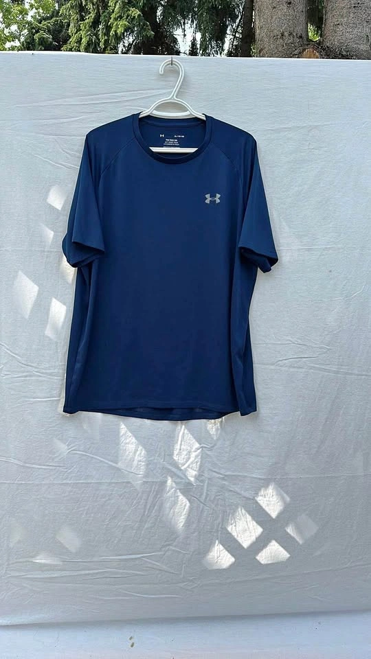Under Armour Blue Short Sleeve Tee Casual Comfort