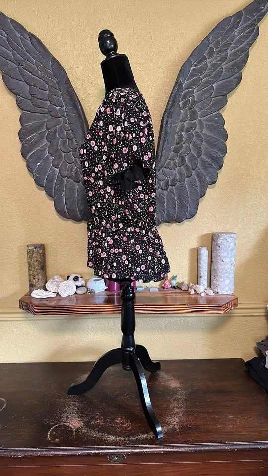 Ricki’s Floral Black and Pink Women's Top - photo 4