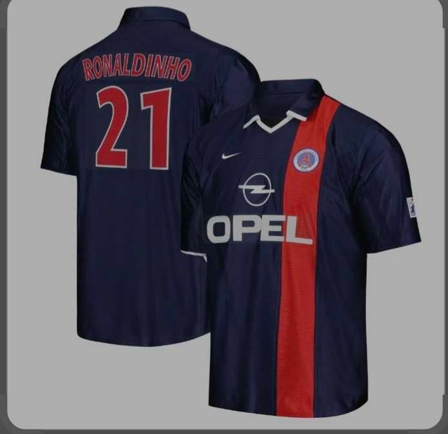 2001/02 PSG RONALDINHO #21 HOME SHIRT (XL) - photo 2