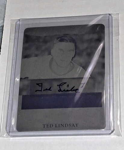 2017 Leaf In The Game Superlative Signatures Ted Lindsay 1/1 - photo 2