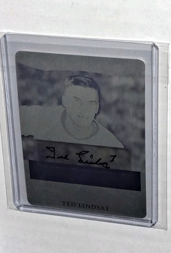 2017 Leaf In The Game Superlative Signatures Ted Lindsay 1/1 - photo 4