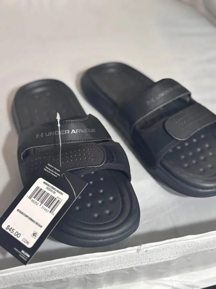 New under armour slides for school woman size 8 image indicator(2)