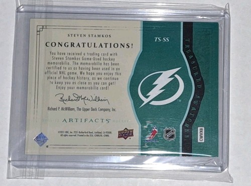 2011 Upper Deck Artifacts, Steven Stamkos, Game Worn Materials, - photo 5