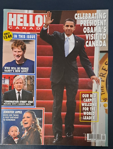2009 Hello! Canada Magazine - Obama, J.Lo, Salma Hayek