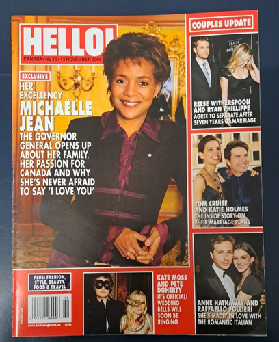 2006 Hello! Canada Magazine - Michaelle Jean, Tom Cruise