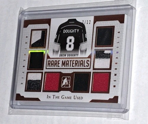 2014 Leaf In The Game Used Drew Doughty Hockey Card #7/12 - photo 2