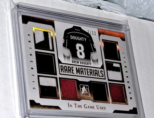 2014 Leaf In The Game Used Drew Doughty Hockey Card #7/12 - photo 4