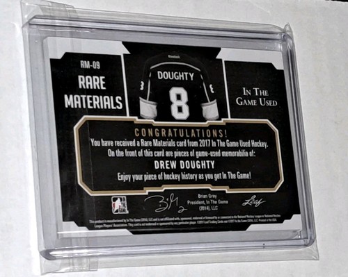 2014 Leaf In The Game Used Drew Doughty Hockey Card #7/12 - photo 5