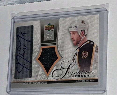2003-04 Upper Deck Joe Thornton Jersey Signature Autograph - photo 3