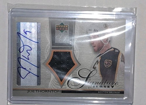 2003-04 Upper Deck Joe Thornton Jersey Signature Autograph - photo 4