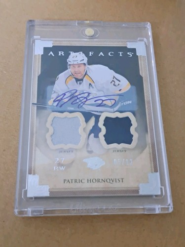 2013-14 Upper Deck Artifacts Patrick Hornqvist Card - photo 3