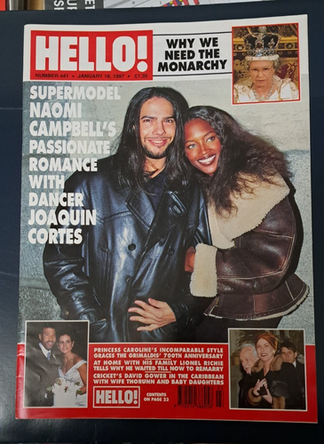 1997 Jan Hello! Magazine: The Queen, Naomi, Prince, Madonna