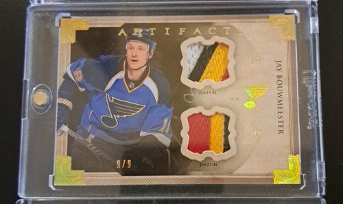2013-14 Upper Deck Artifacts Jay Bouwmeester Gold Hockey Card