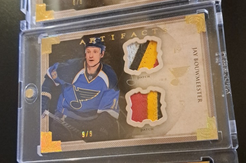 2013-14 Upper Deck Artifacts Jay Bouwmeester Gold Hockey Card - photo 2
