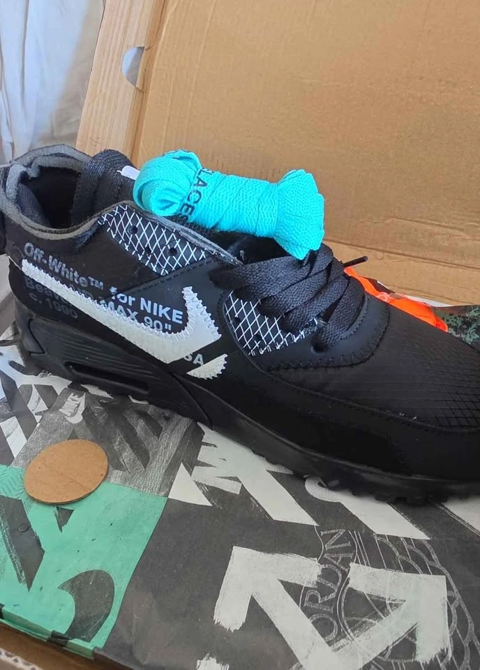 Nike Air Max 90 x Off-White Black - photo 5
