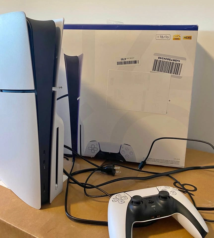 PlayStation 5 (1TB Slim Disc Edition) + 2 Games Bundle