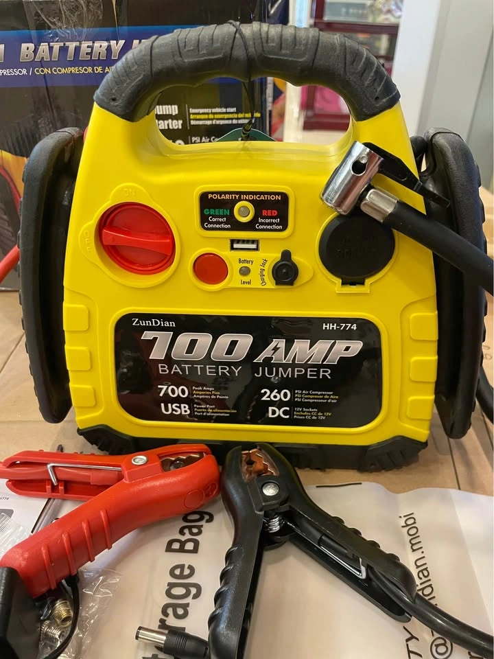 ZunDian 4-in-1 Heavy Duty Car Jump Starter (700A) with Air - photo 4