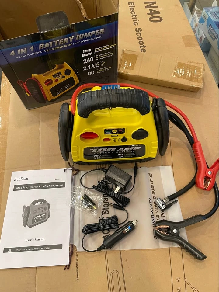 ZunDian 4-in-1 Heavy Duty Car Jump Starter (700A) with Air - photo 5