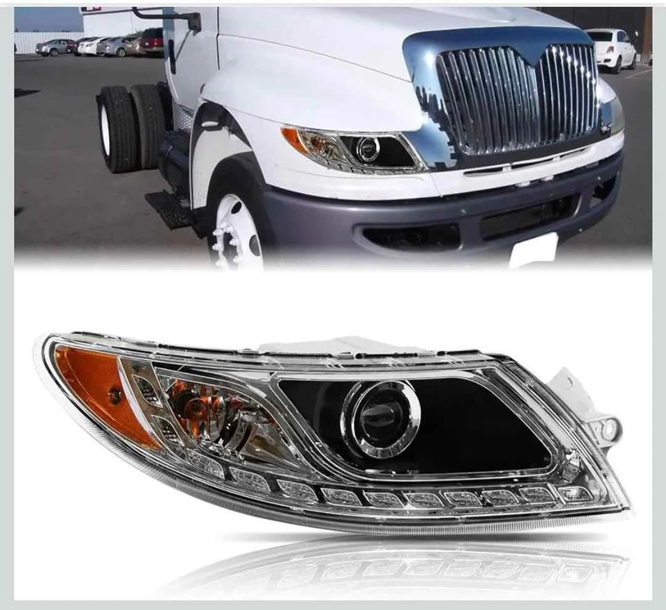 International 4300 4400 7400 7600 8500 8600 LED Headlight - photo 2