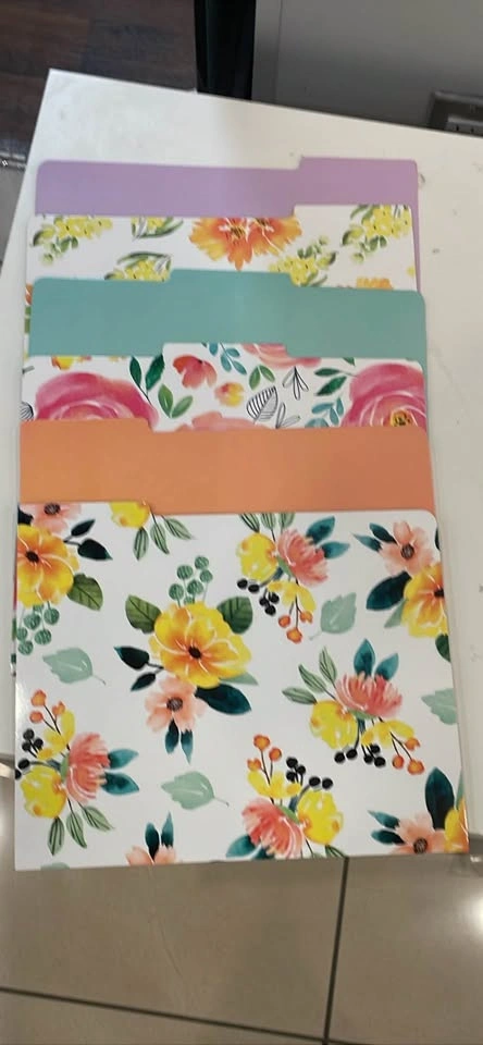 Aesthetic Floral & Pastel File Folders - 12 Pack - photo 4