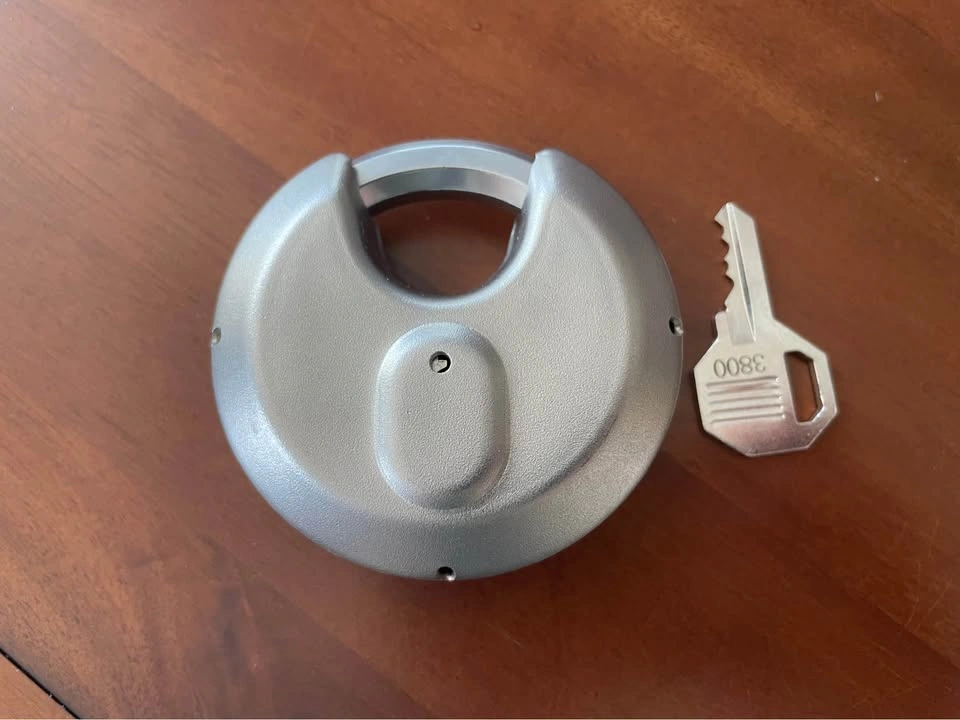 Heavy Duty Disc Padlock with Key - photo 4