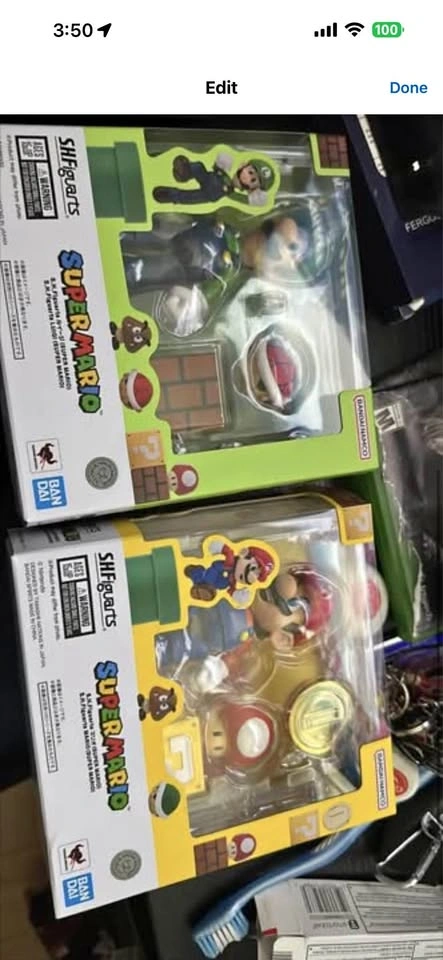 S.H.Figuarts Bundle - SSJ3 Goku, SSJ Vegeta, Mario and Luigi