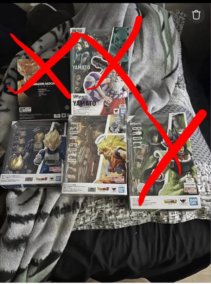 S.H.Figuarts Bundle - SSJ3 Goku, SSJ Vegeta, Mario and Luigi - photo 2