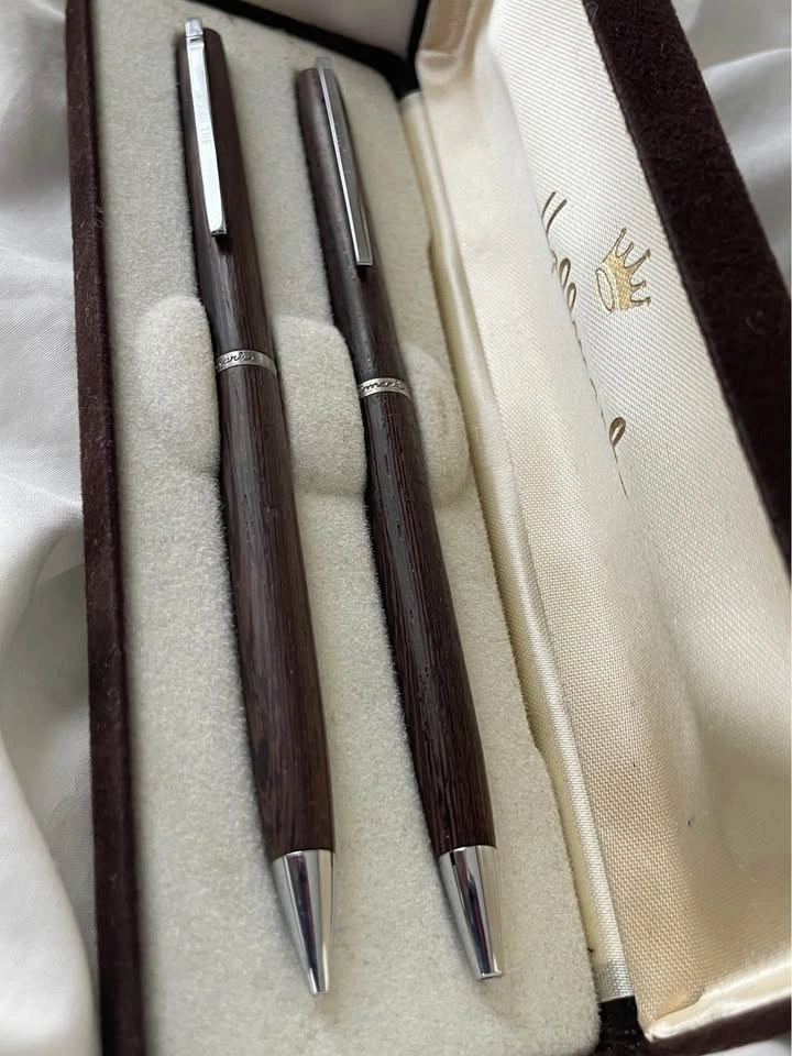 Vintage Hallmark Wood Pen and Pencil Set - photo 3