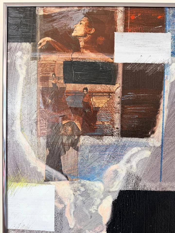 Rare 1986 Paul Van Ginkel Original Painting "One, Two, Three" - photo 2