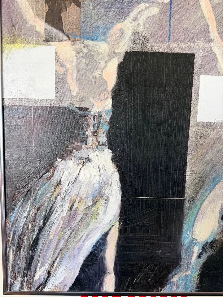 Rare 1986 Paul Van Ginkel Original Painting "One, Two, Three" - photo 3
