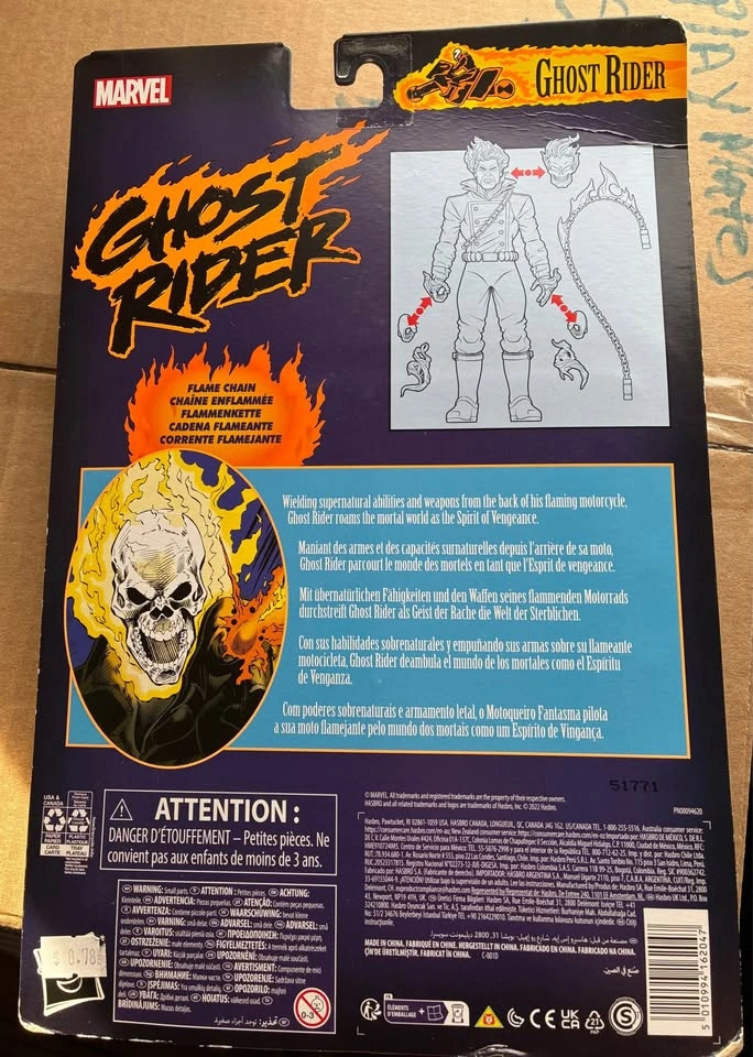 Marvel Legends Series Marvel Comics Ghost Rider Action Figure - photo 2