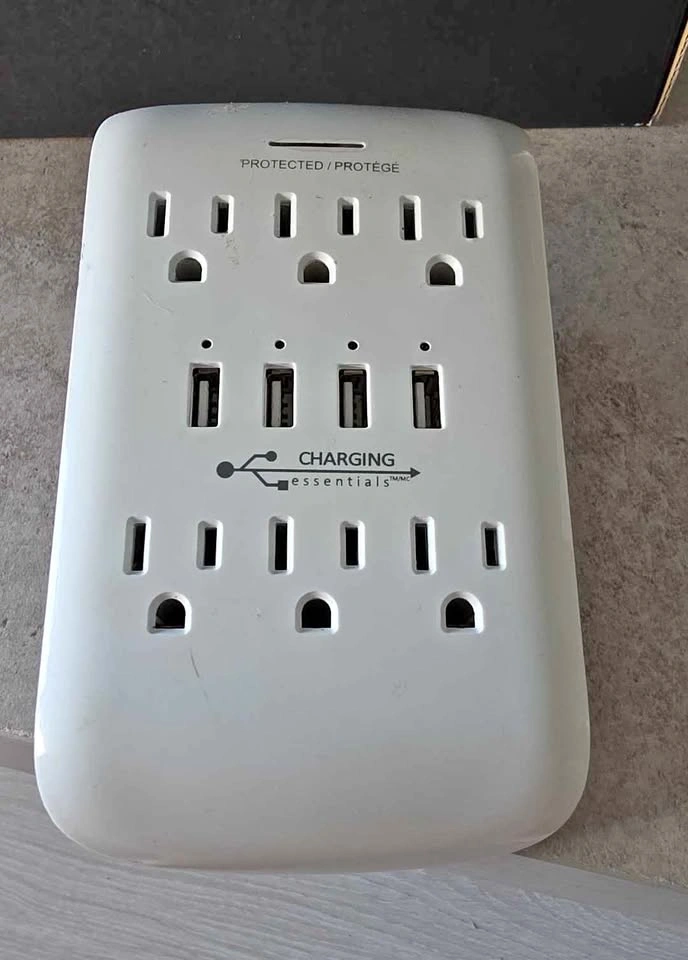 Charging Essentials Wall Tap Surge Protector