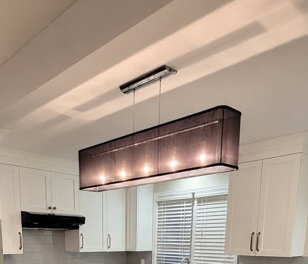 Linear Fabric Shade Pendant Light - photo 2