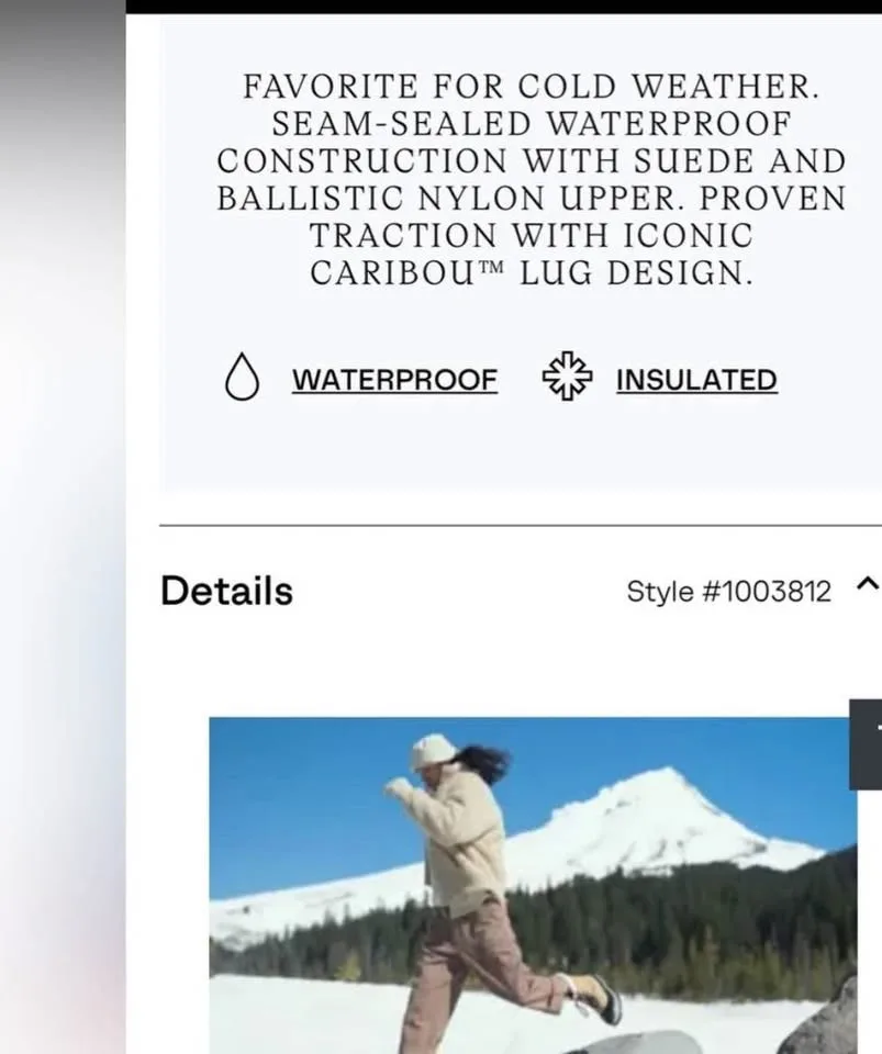 SOREL Caribou woman’s size 7 snow boots in a great condition image indicator(5)