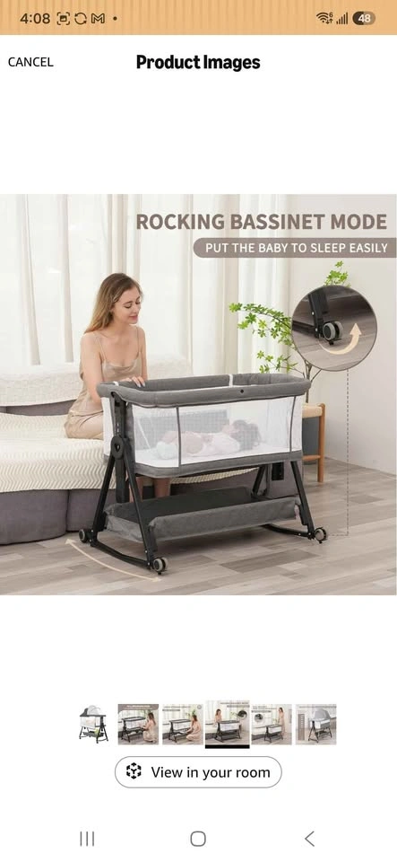 Baby Bassinet + sheets & mattress protector - photo 4