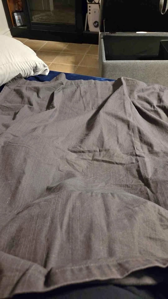 2 Altered Grey Ikea Drapes