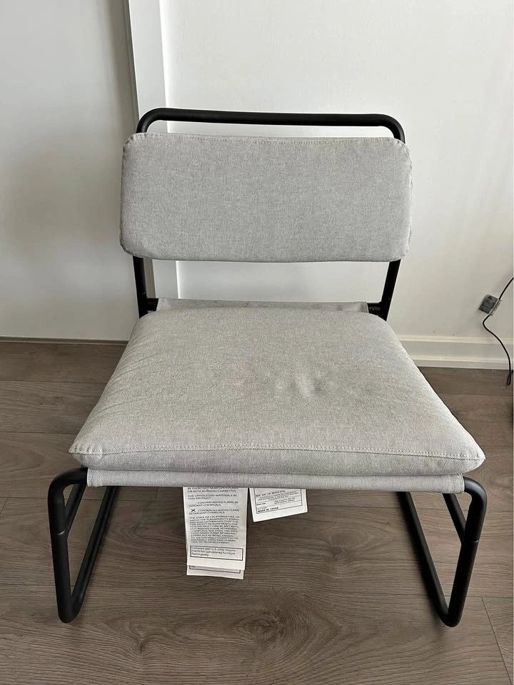 IKEA LINNEBÄCK Easy Chair (Orrsta Light Grey)