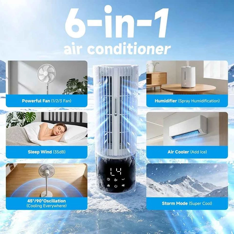 6-in-1 Portable Air Cooler and Humidifier - photo 4