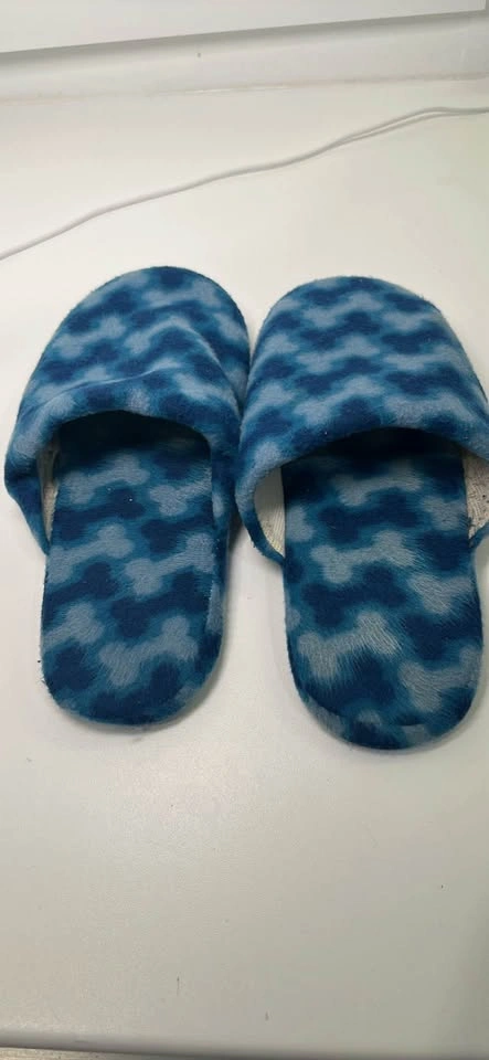 Blue Bone Print Slippers Size 42-43 - photo 3